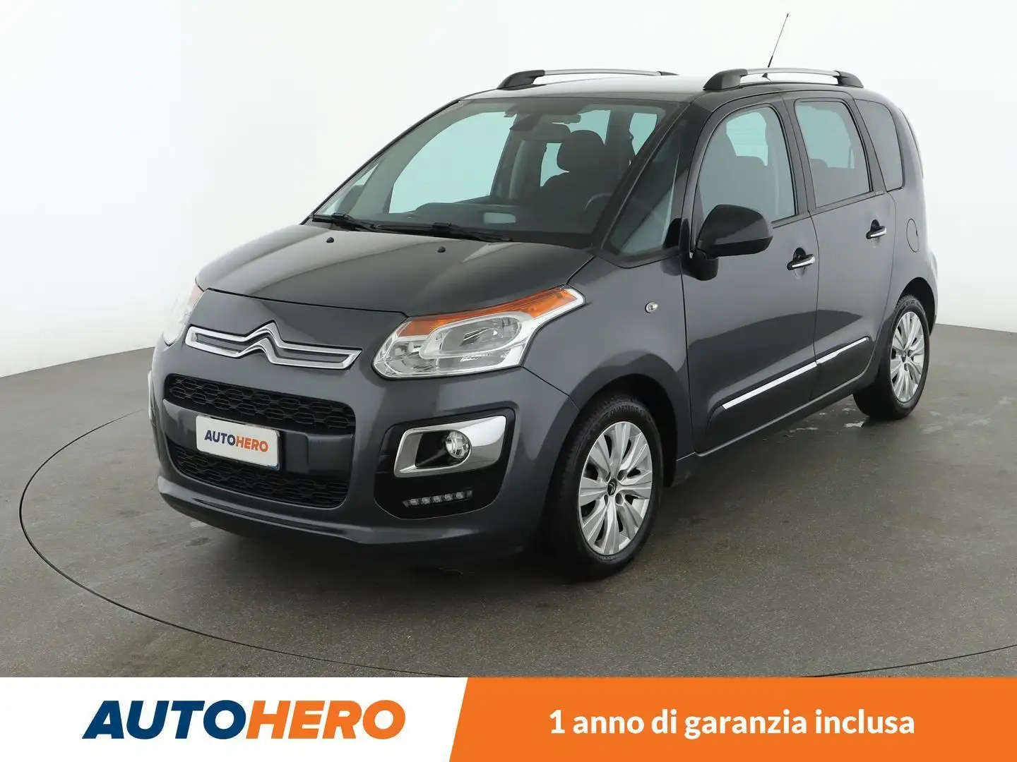 Citroen C3 Picasso 1.6 Blue-HDi Exclusive 100 CV Gris - 1