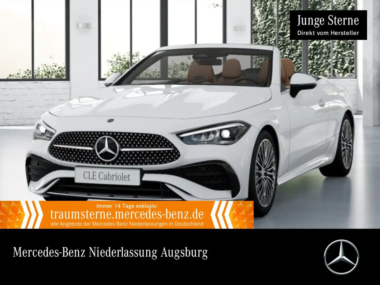Mercedes-Benz CLE 220 d AMG+LED+KAMERA+TOTW+KEYLESS+9G Weiß - 1