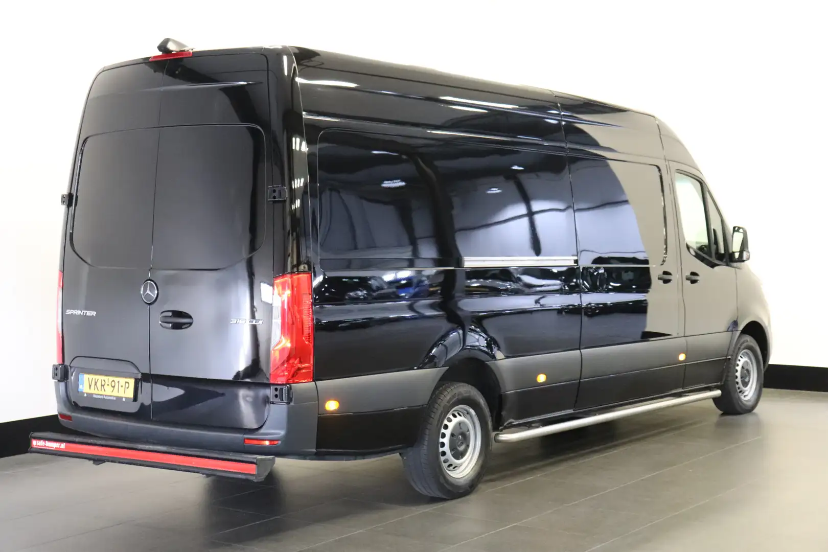 Mercedes-Benz Sprinter 315 1.9 CDI L3H2 Automaat EURO 6 - Airco - Navi - Zwart - 2