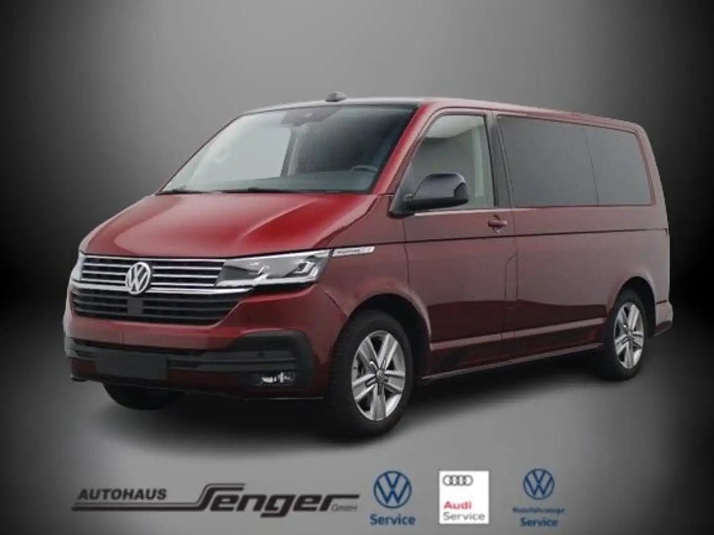 Volkswagen T6.1 Multivan Kurz DSG Edition Červená - 1