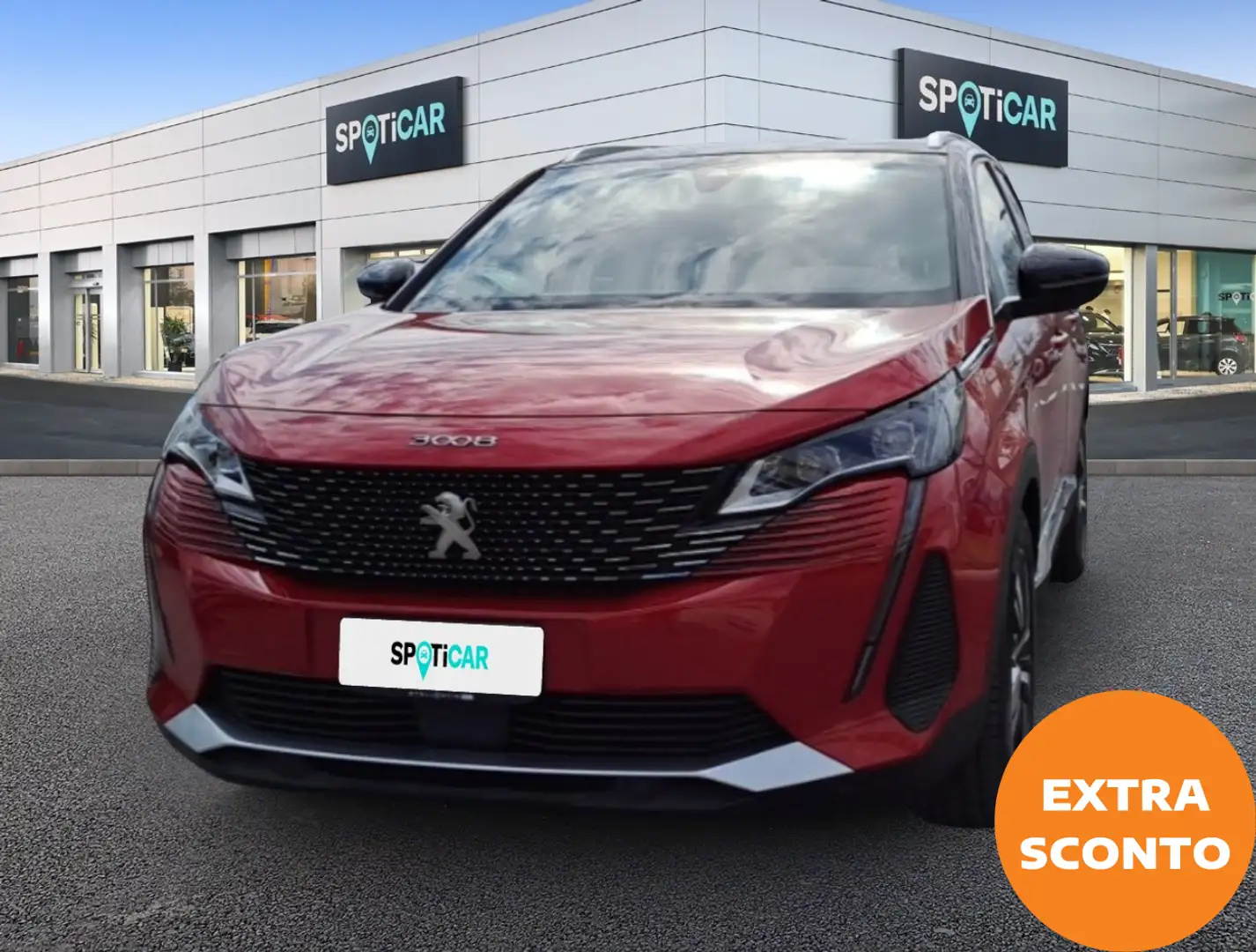 Peugeot 3008 Hybrid4 300 e-EAT8 GT aut. Piros - 1
