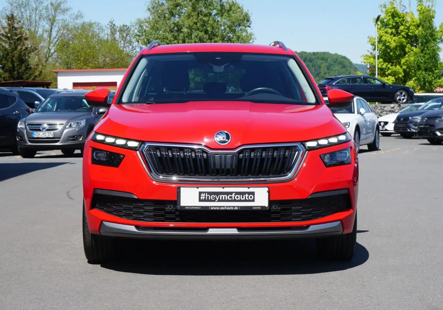 Skoda Kamiq 1.0 Style *ACC*LED*AHK*SmartLink* Червоний - 2