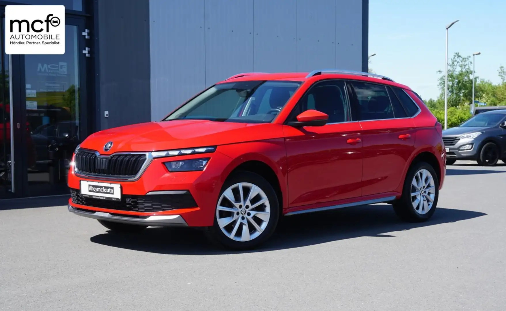 Skoda Kamiq 1.0 Style *ACC*LED*AHK*SmartLink* Червоний - 1