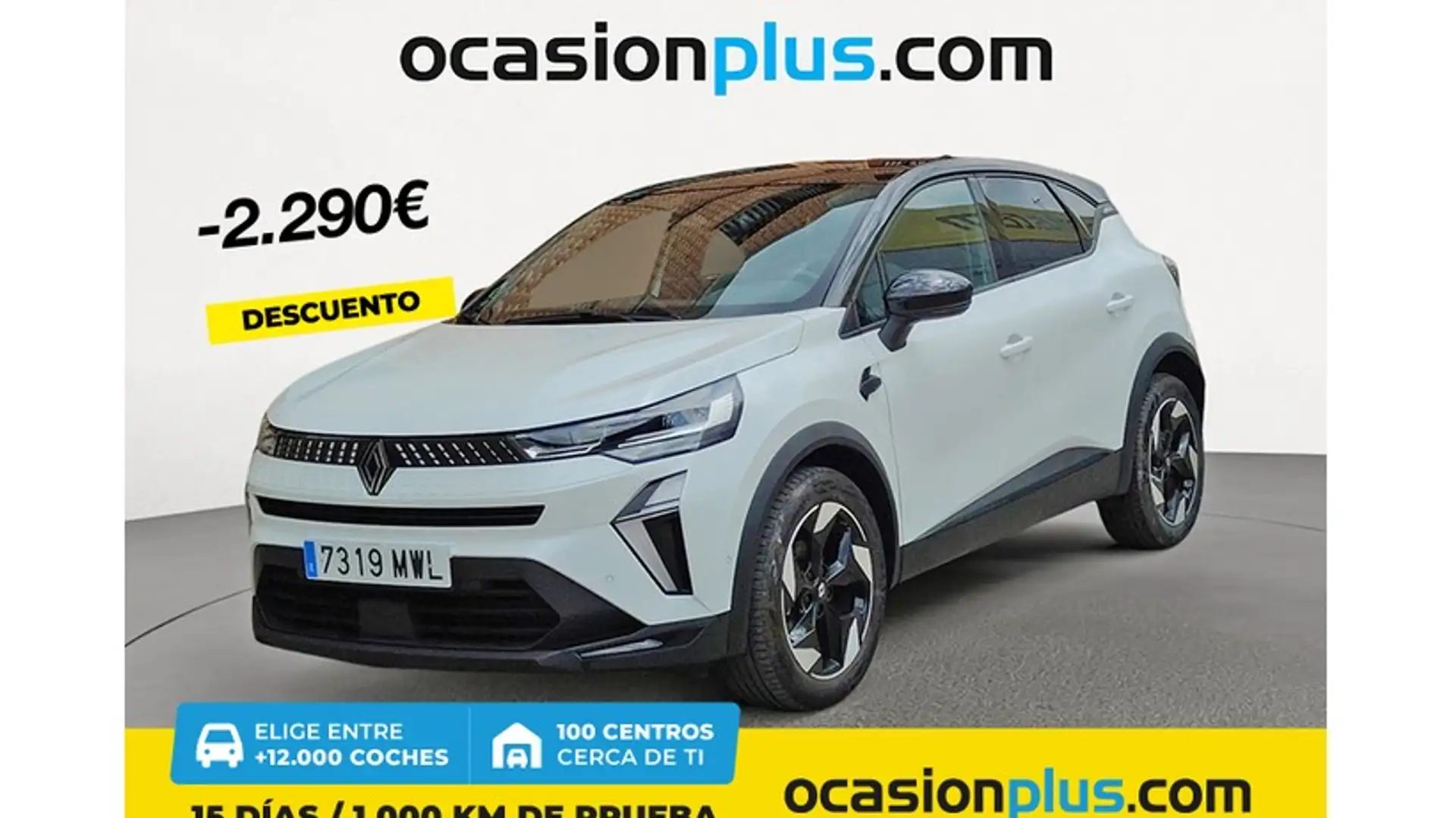Renault Captur TCe GPF Micro Híbrido Techno 103kW Blanco - 1