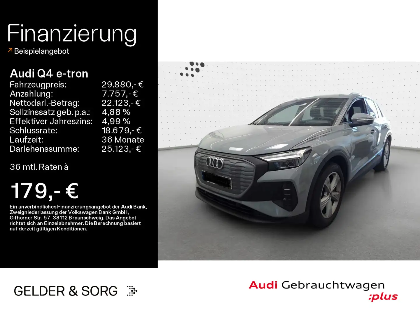 Audi Q4 e-tron 40 Virtual*LED*Navigation*GRA Gris - 1