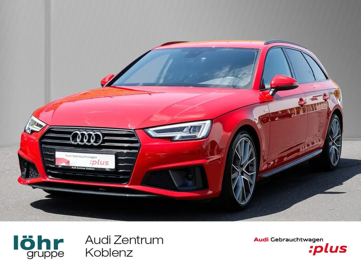 Audi A4 Avant 40 TDI S line black Leder Virtual LED Rouge - 1