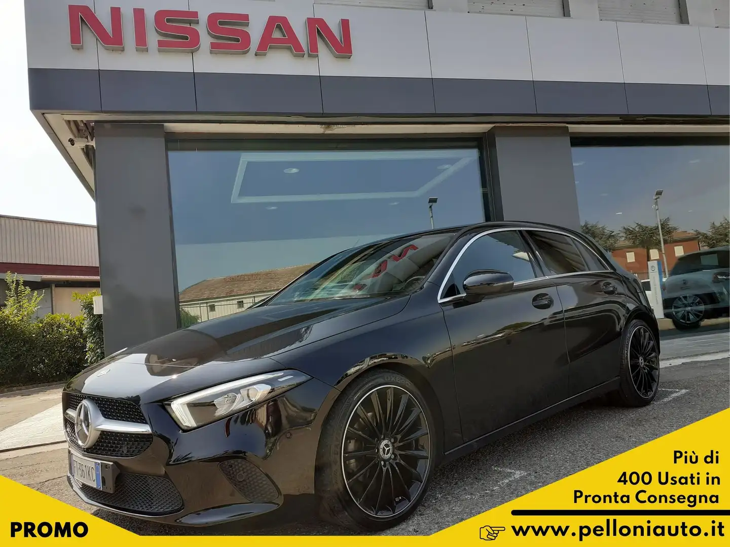 Mercedes-Benz A 180 A 180 d Automatic Premium CERCHI 19" AMG KM CERTI Nero - 1