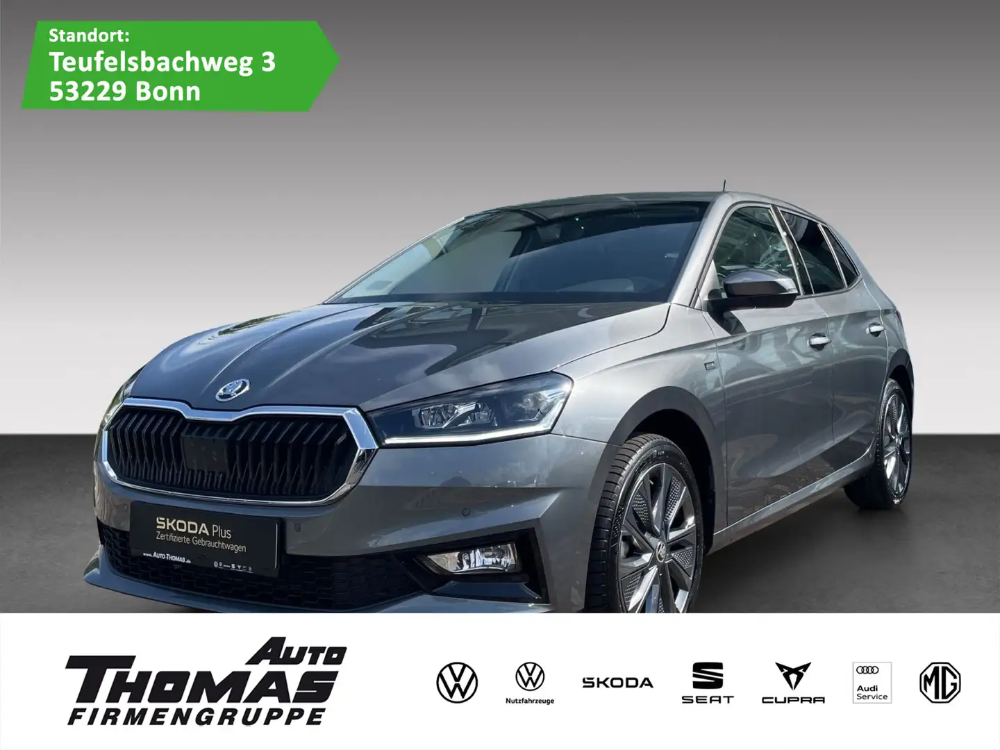 Skoda Fabia Drive 1.0 TSI DSG LED SOUNDSYSTEM SHZ Grau - 1