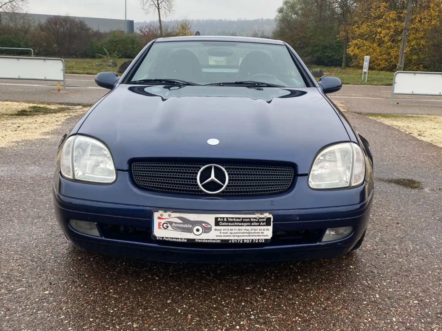 Mercedes-Benz SLK 200 Kompressor*Elktr. Verdeck*LEDER*SHZG*ALU Синій - 2