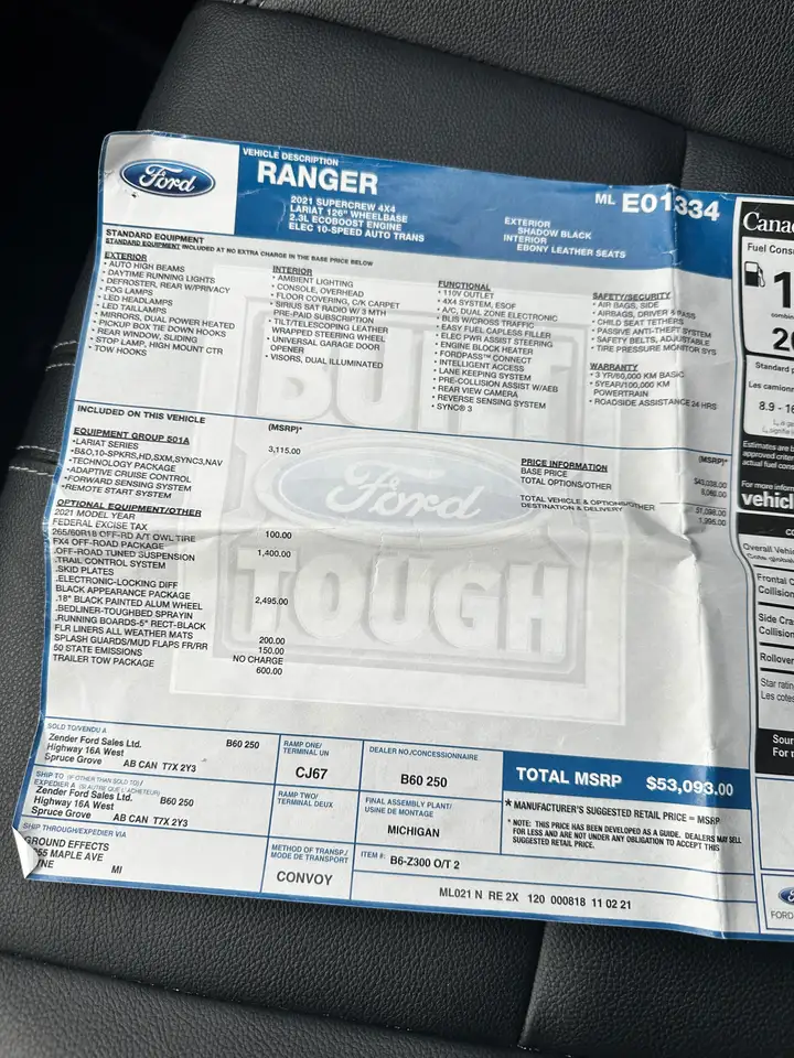 Ford Ranger снимка Ford Ranger