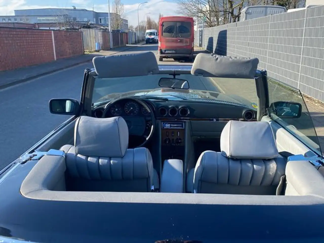 Mercedes-Benz SL 500 Dunkelblau / Leder Grau, foto 7