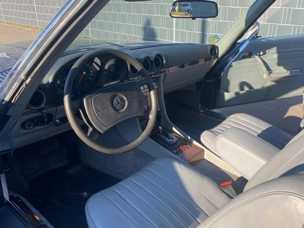 Mercedes-Benz SL 500 Dunkelblau / Leder Grau, foto 8