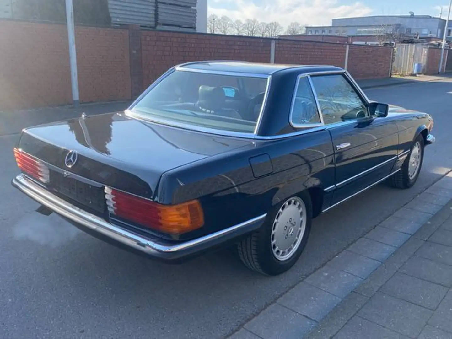 Mercedes-Benz SL 500 Dunkelblau / Leder Grau Albastru - 2