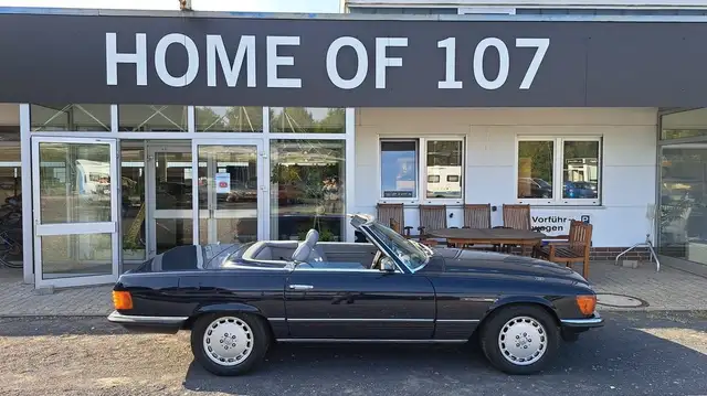 Mercedes-Benz SL 500 Dunkelblau / Leder Grau