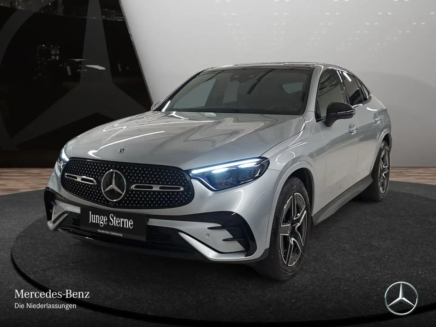 Mercedes-Benz GLC 450 d 4M AMG+NIGHT+PANO+360+AHK+BURMESTER+9G Argent - 2