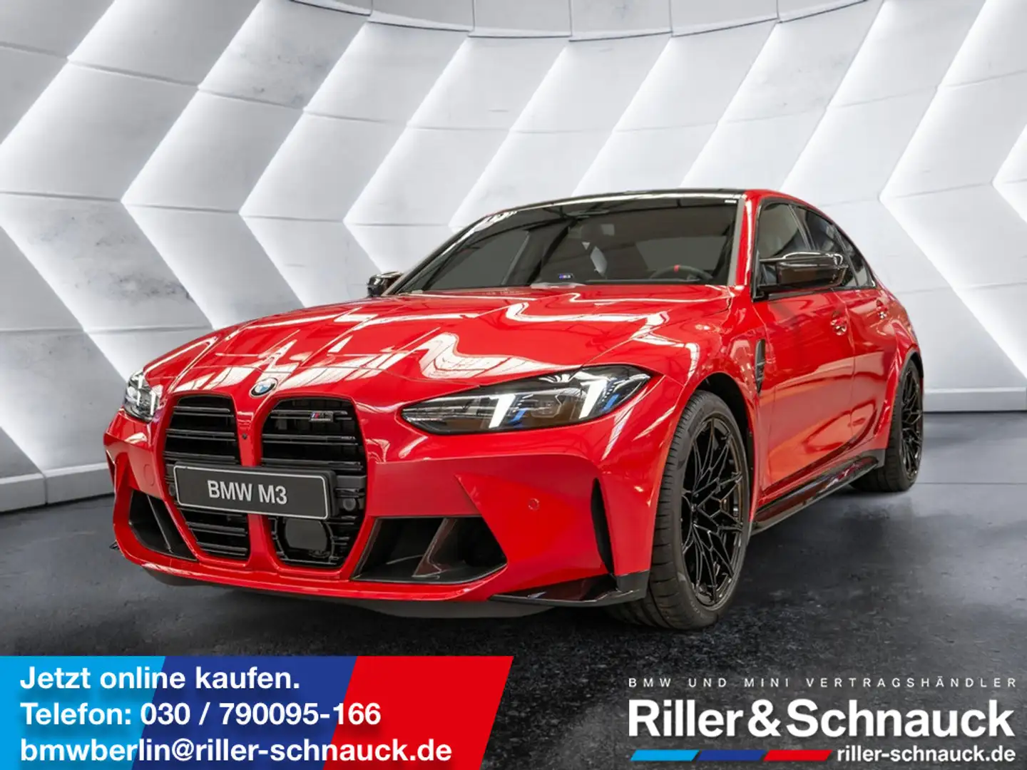 BMW M3 Competition xDrive ACC SITZBELÜFTUNG 360° Rouge - 1