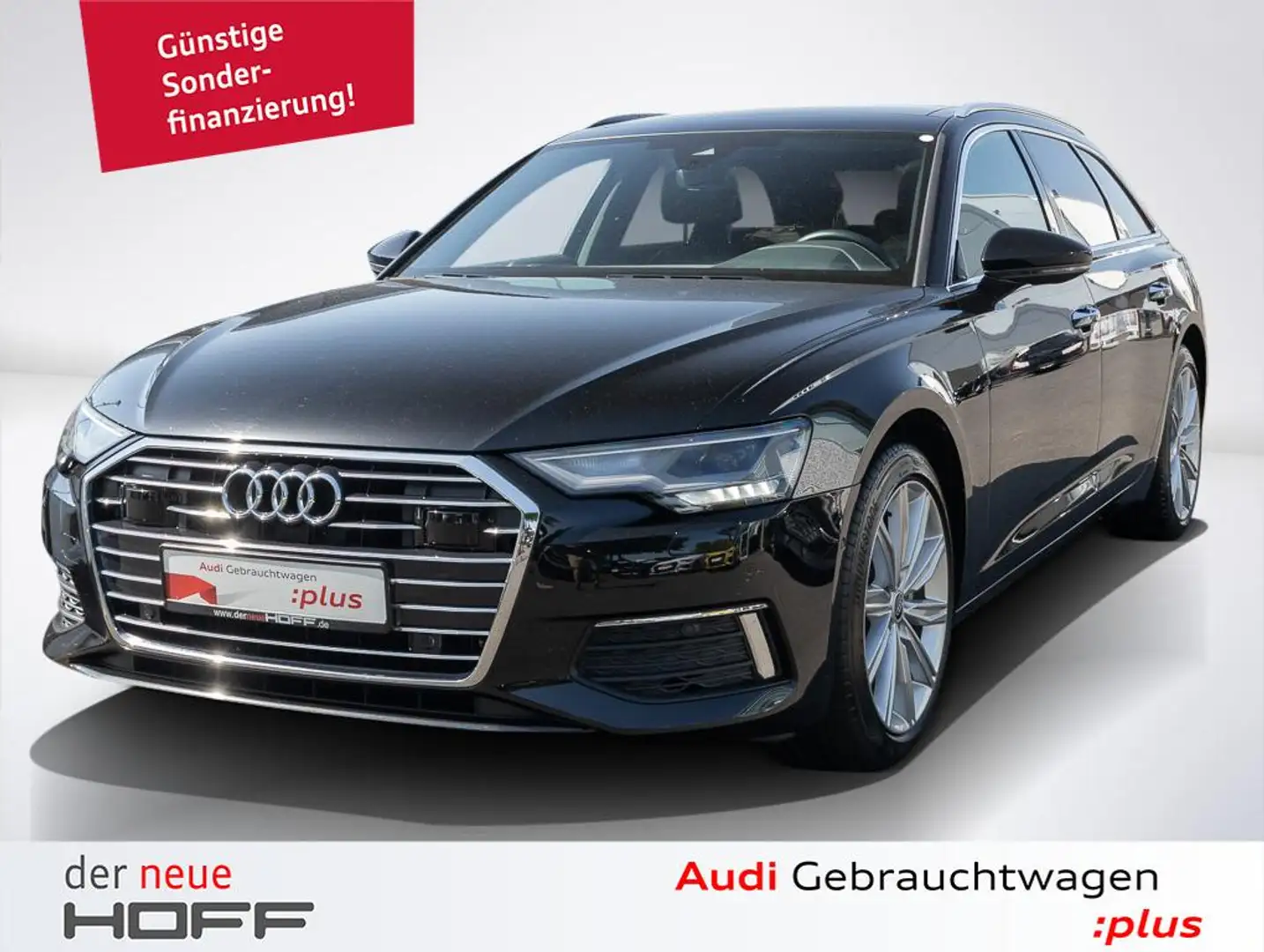 Audi A6 Avant 40 TDI design Leder 19 Zoll Zwart - 1