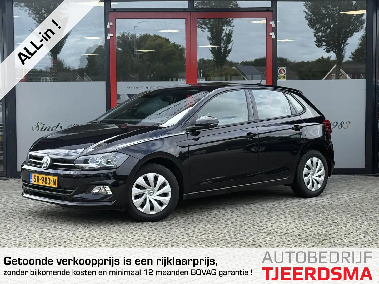 Volkswagen Polo 1.0 TSI Comfortline | Trekhaak | Origineel NL | Ca Zwart - 1
