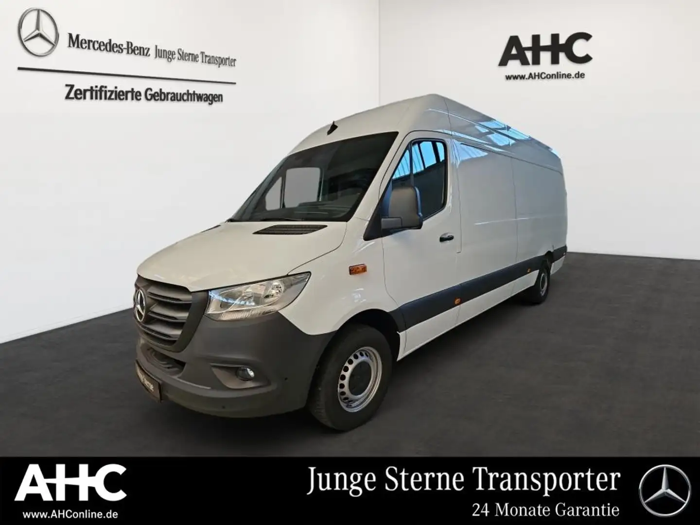 Mercedes-Benz Sprinter 317 Kasten L3H2 Schwingsitz 360°SHZ Nav Blanc - 1