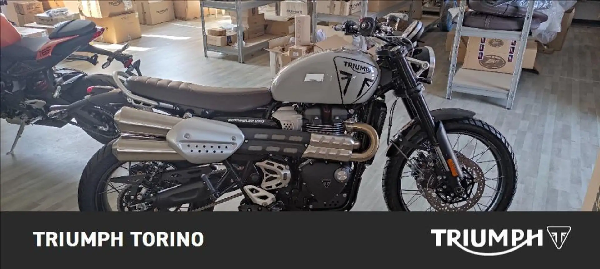 Triumph Scrambler X Ash Grey Abs Grau - 2