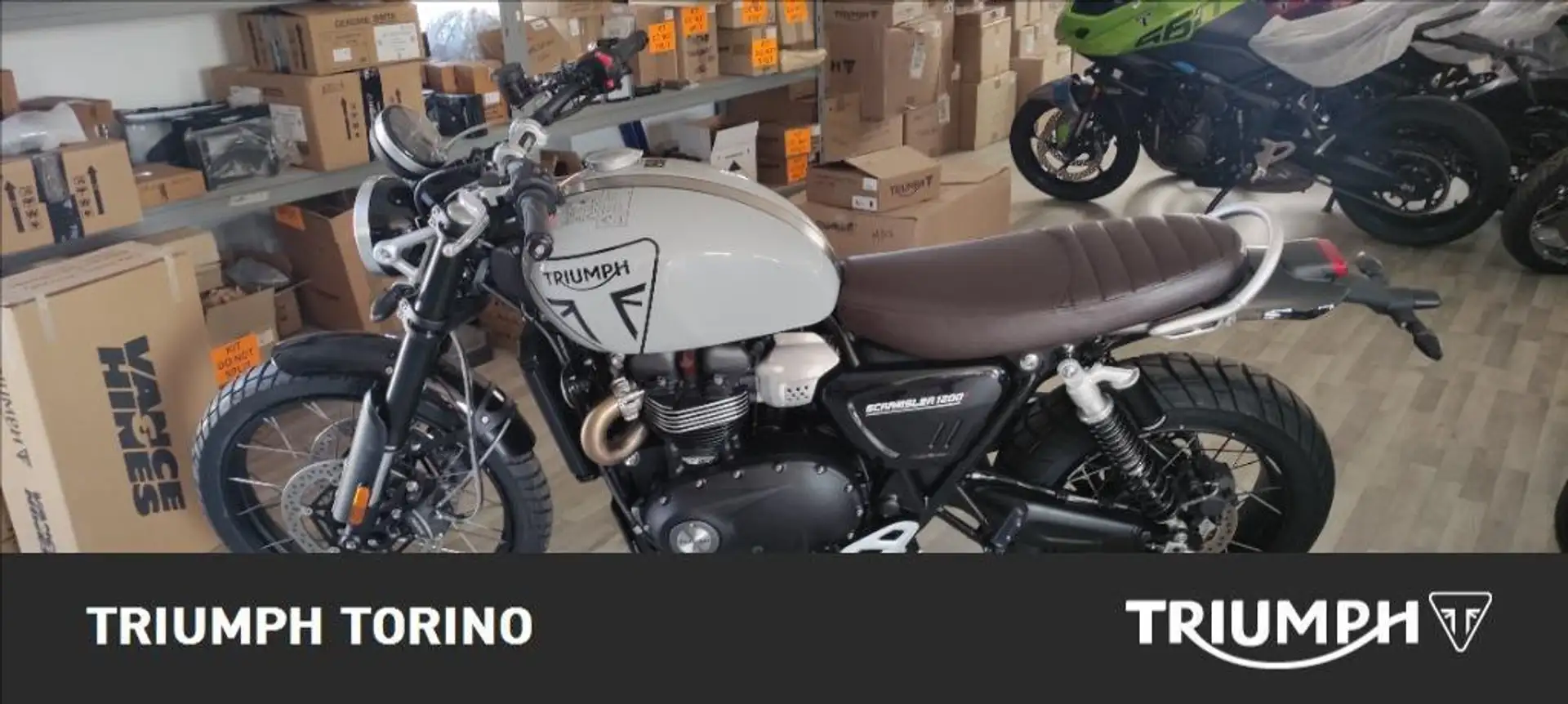 Triumph Scrambler X Ash Grey Abs Grau - 1