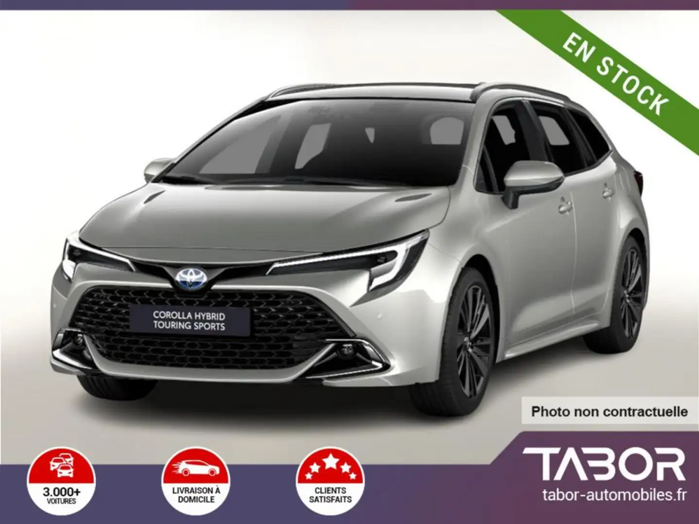 Toyota Corolla TS 1.8 HEV 140 E-CVT Team DE ACC Argent - 1