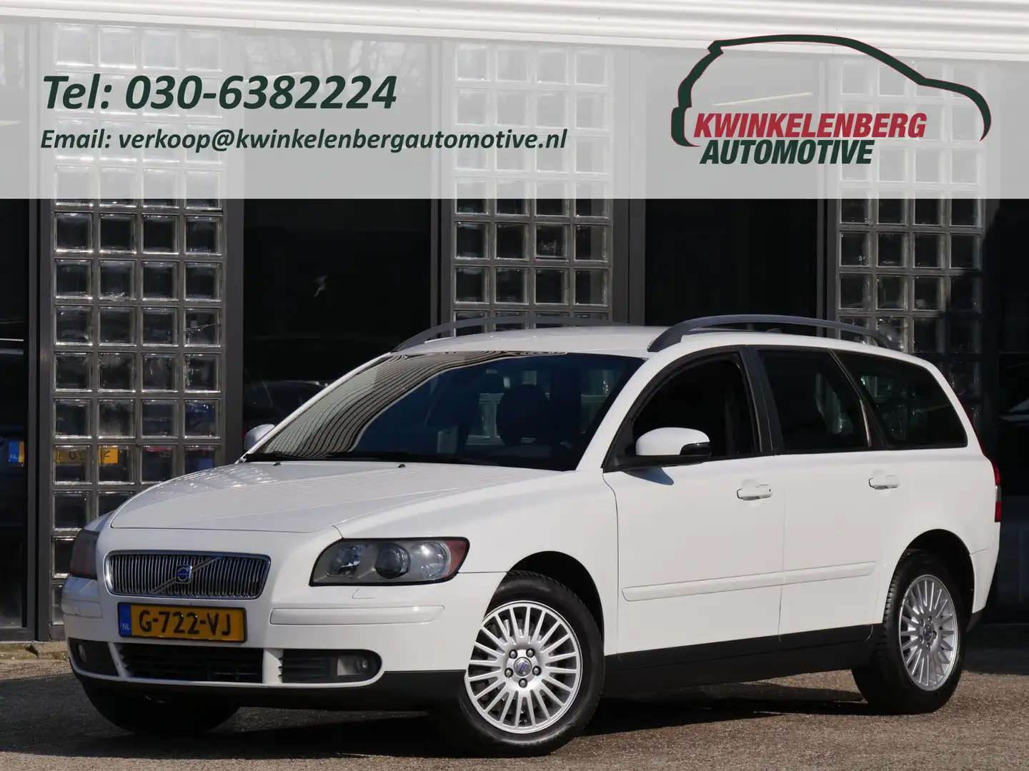 Volvo V50 2.5 T5 AWD SUMMUM/ TREKHAAK/ LEER/ HP AUDIO/ ALL-S Blanco - 1