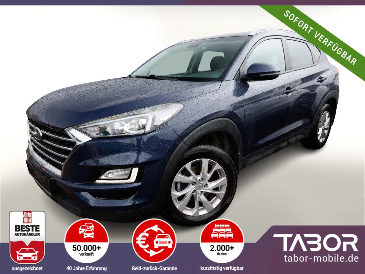 Hyundai TUCSON 1.6 GDI 132 PDC Klima 17Z Temp Blau - 1