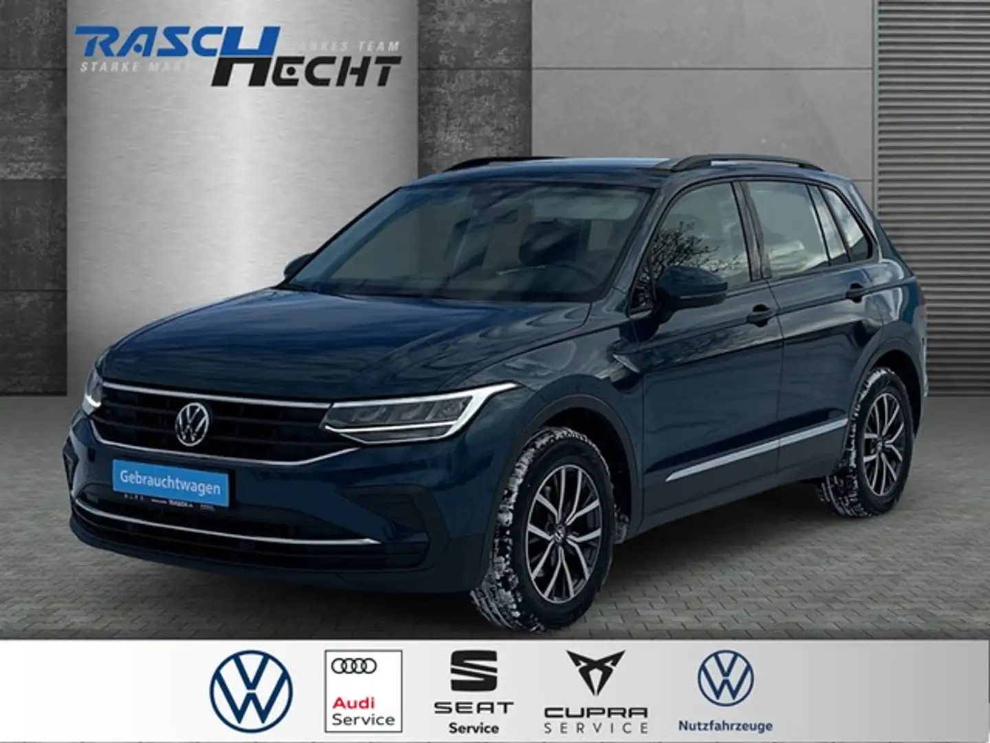 Volkswagen Tiguan Life 2.0 TDI DSG*AHK*LED*NAVI*KLIMA* Blau - 1