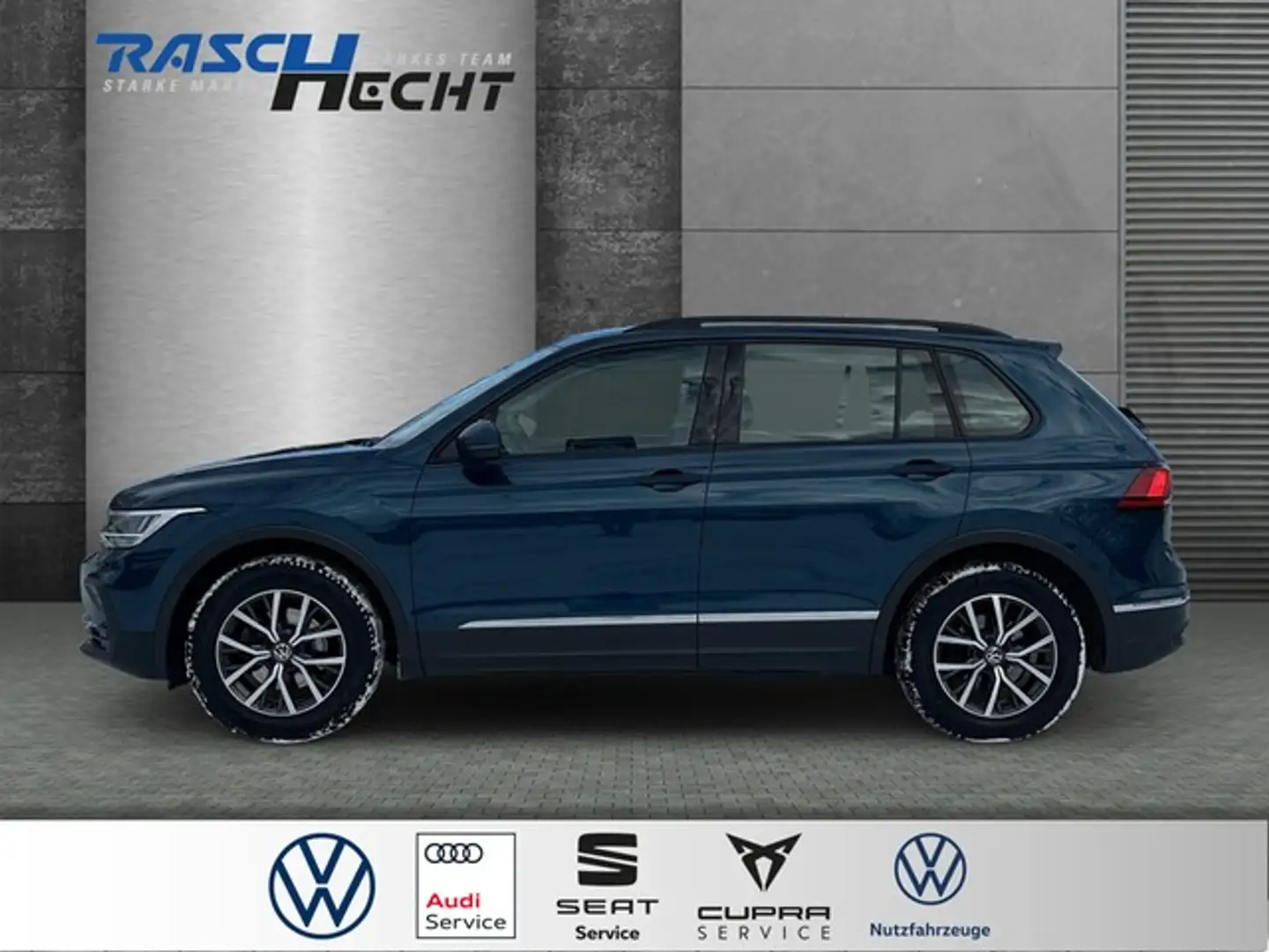 Volkswagen Tiguan Life 2.0 TDI DSG*AHK*LED*NAVI*KLIMA* Blau - 2