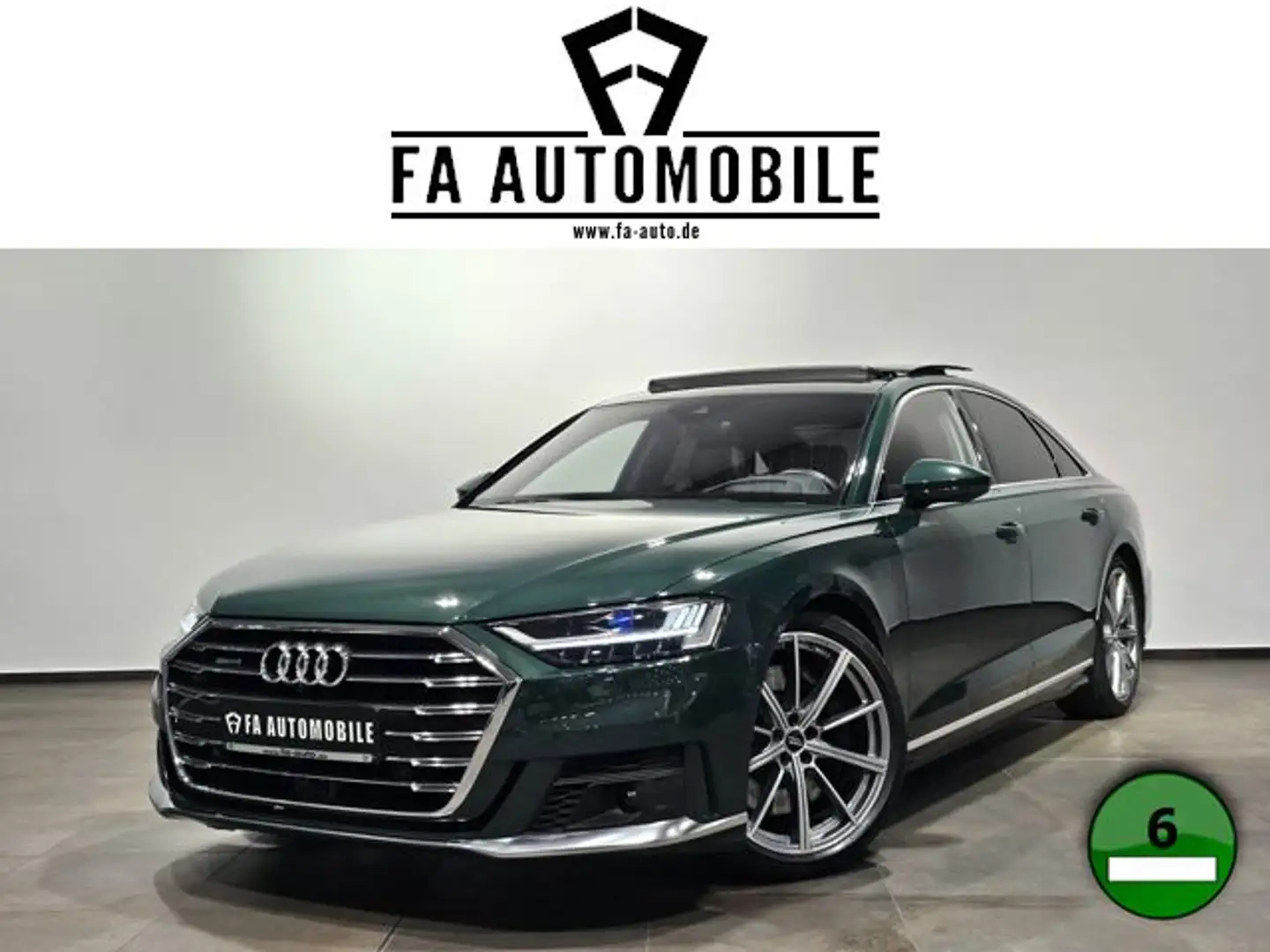 Audi A8 60 TFSI Sport Individual Edition Pano 21 Zoll Groen - 1