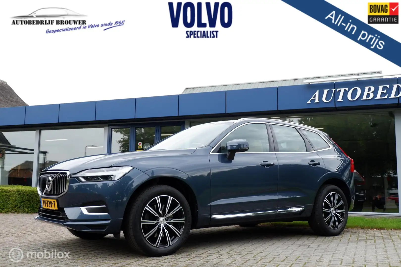 Volvo XC60 AWD MY19 T5 250PK GEARTRONIC8 INSCRIPTION | 360CAM Blauw - 1