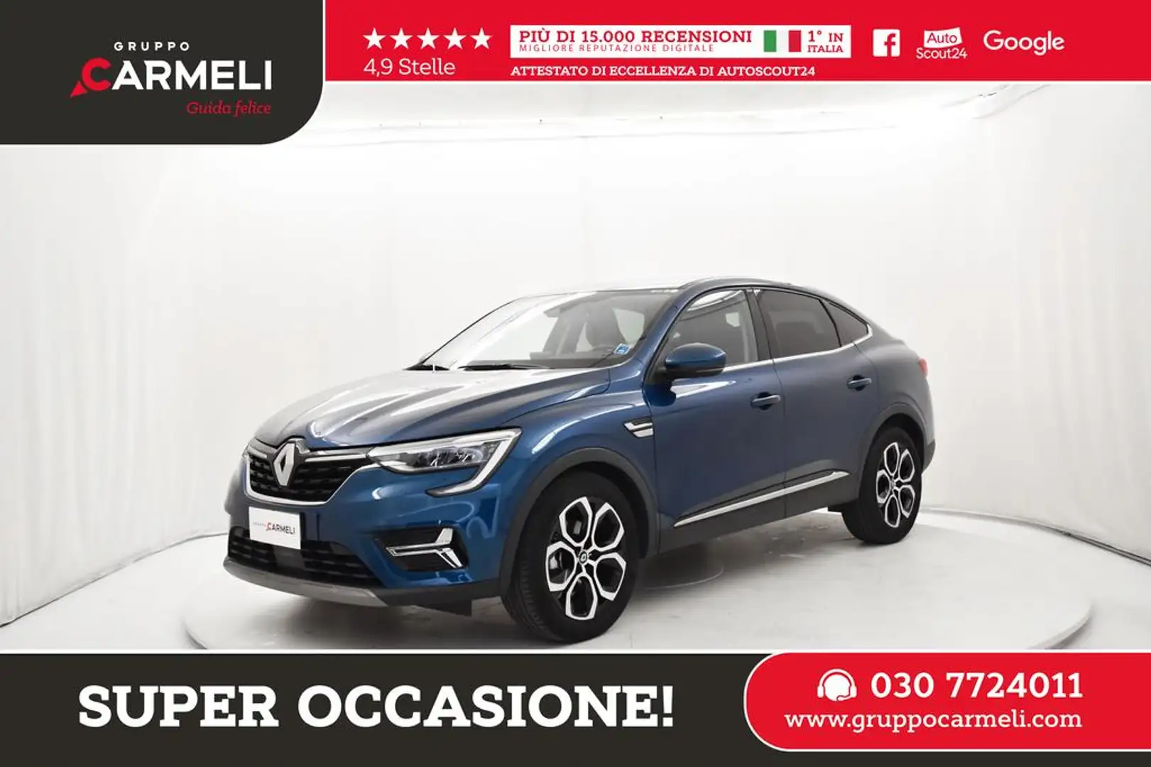 Renault Arkana 1.6 hybrid Intens E-Tech 145cv Bleu - 1