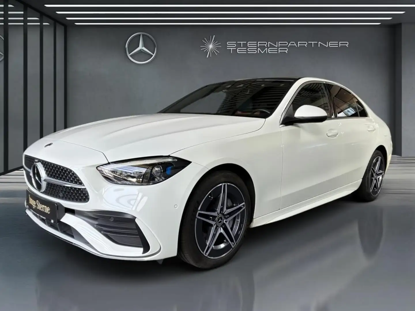 Mercedes-Benz C 300 e +AMG+PANO+KAMERA+AMBIENTE Blanc - 2