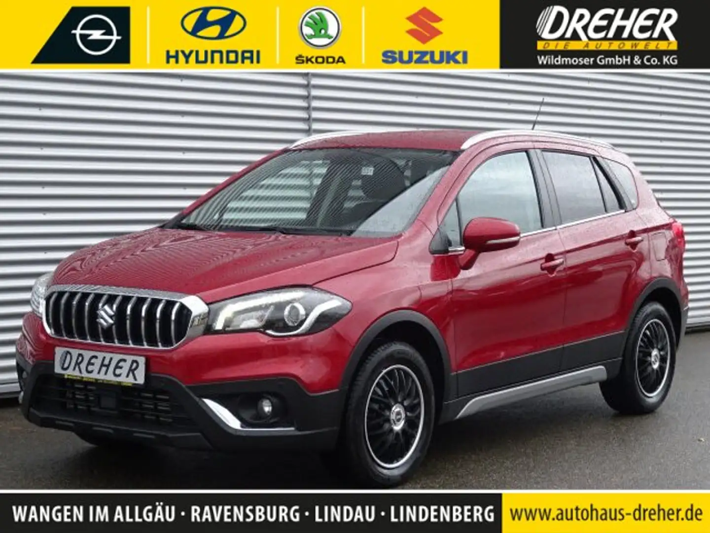 Suzuki SX4 S-Cross SX4 S-CROSS 48 Hybrid 4x4 NAVI/MET/LED/KAMERA Rot - 1