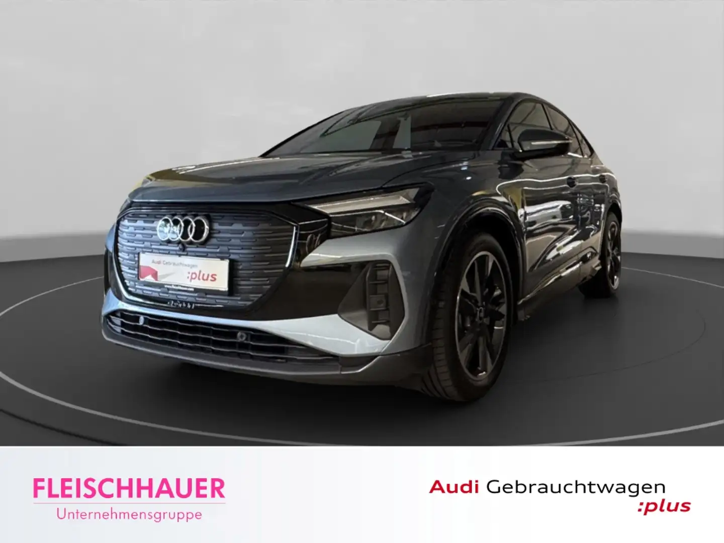 Audi Q4 e-tron Sportback 45 quattro LED+AHK+ACC+LEDER+NAVI+RFK+CA Blau - 1