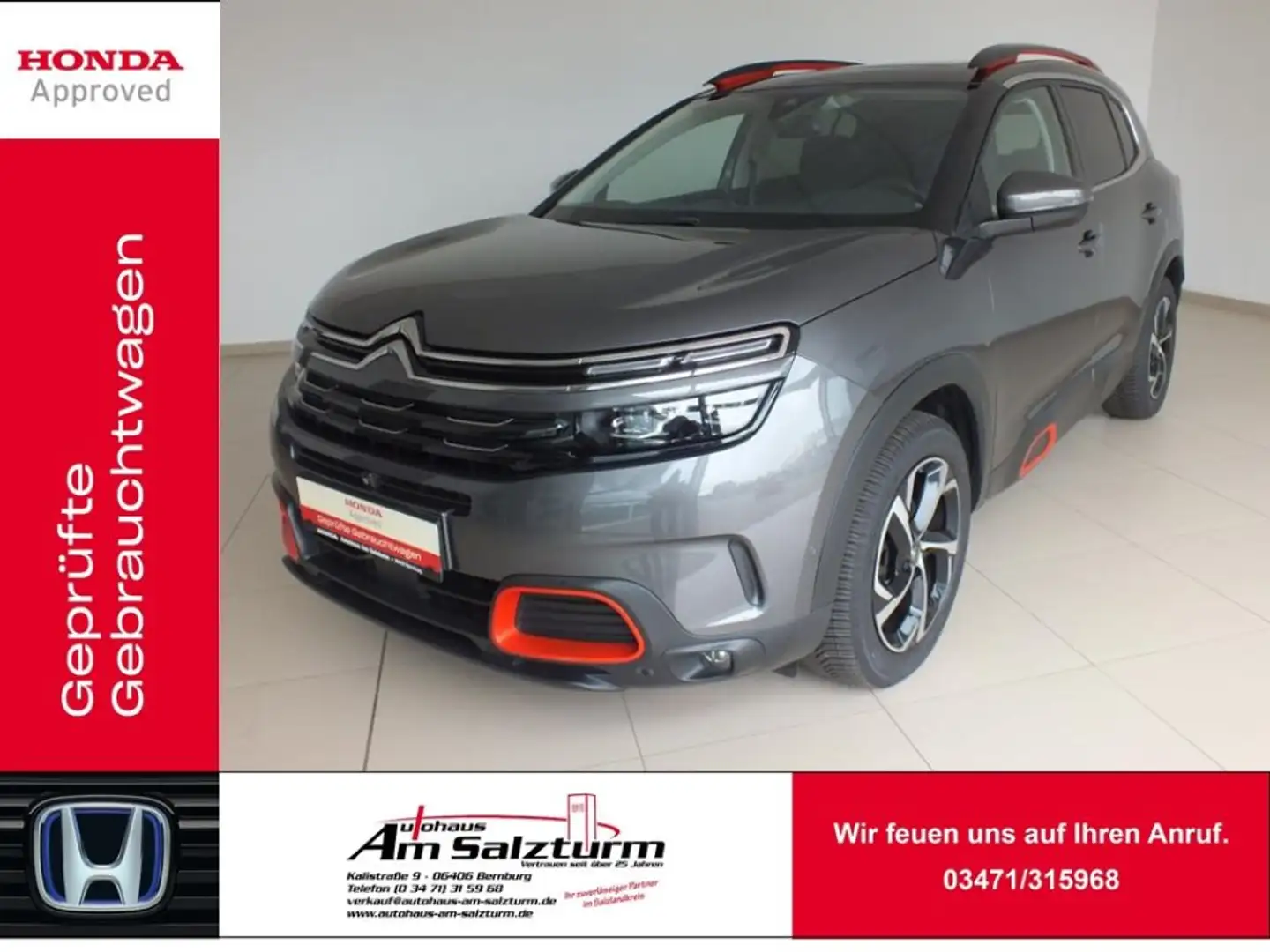 Citroen C5 Aircross Pure Tech 130 S&S EAT8 FEEL Gris - 1