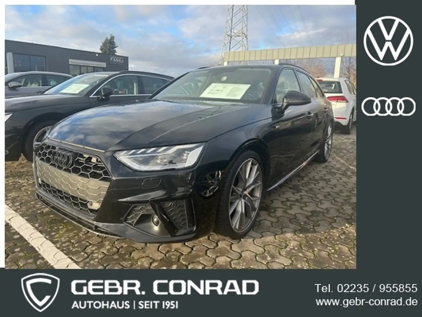 Audi A4 Avant 40 TDI "S line", NP: 67.000 € Schwarz - 1