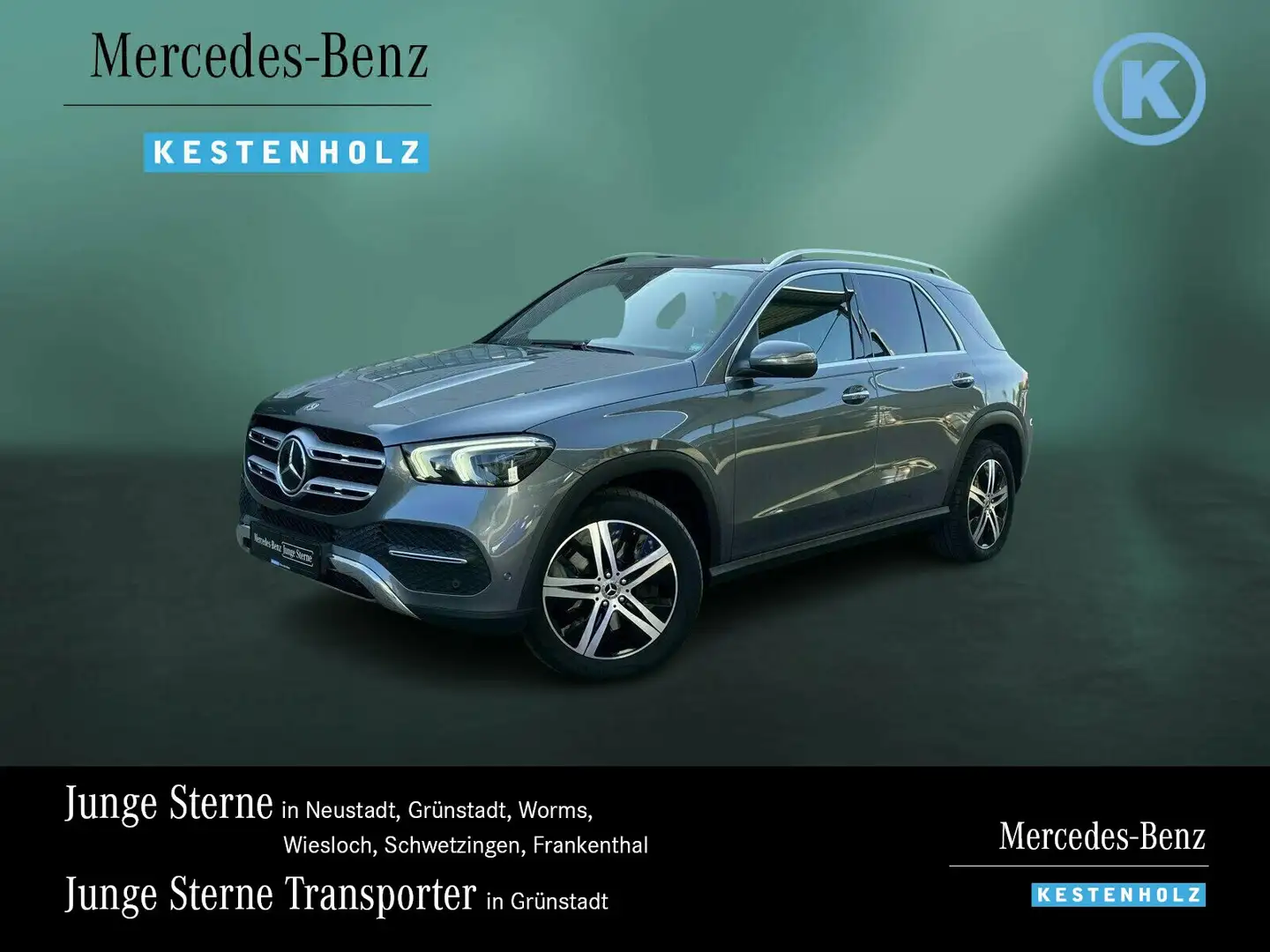 Mercedes-Benz GLE 350 GLE 350 d 4M AMG+STANDHZ+AHK+DISTR+PANO+HUD+MLED Grau - 1