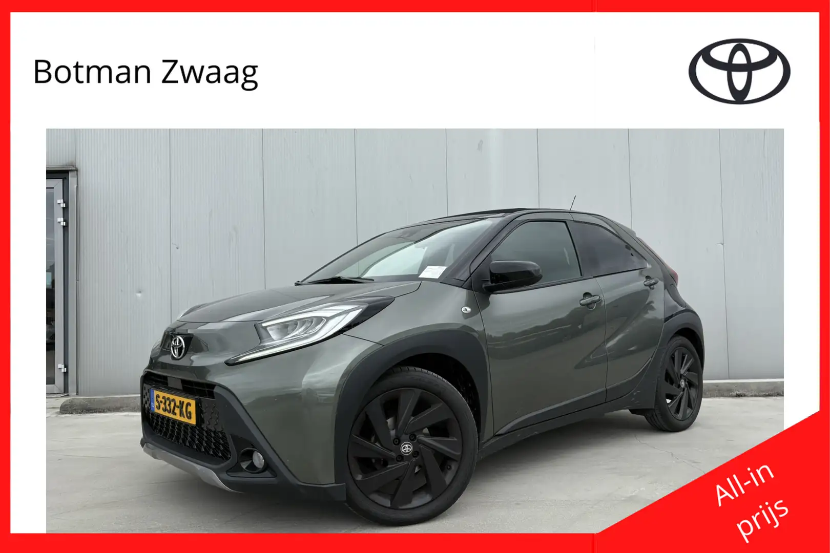 Toyota Aygo X 1.0 VVT-i S-CVT Envy Automaat | Cabrio Groen - 1