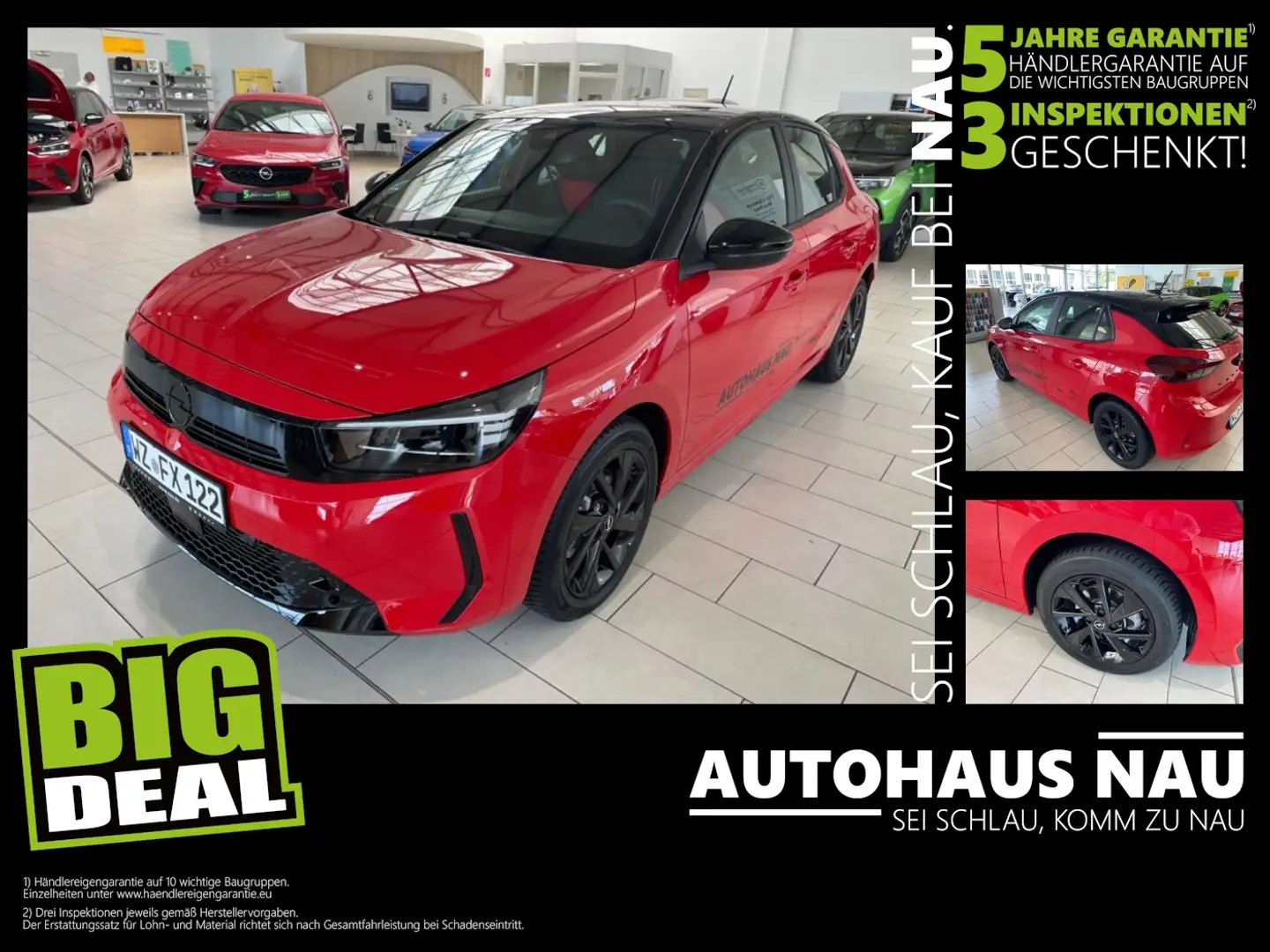 Opel Corsa F 1.2 Turbo YES Sondermodell mit Sitzhz. Sportsitz Rood - 1