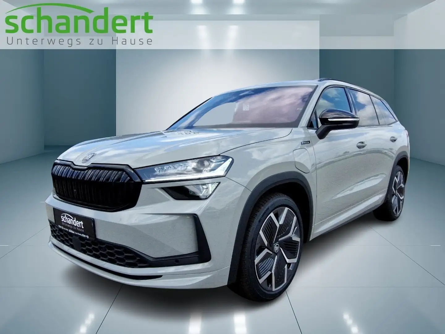 Skoda Kodiaq 1.5 TSI iV Sportline DSG Matrix Navi AHK Klimaau Grau - 1
