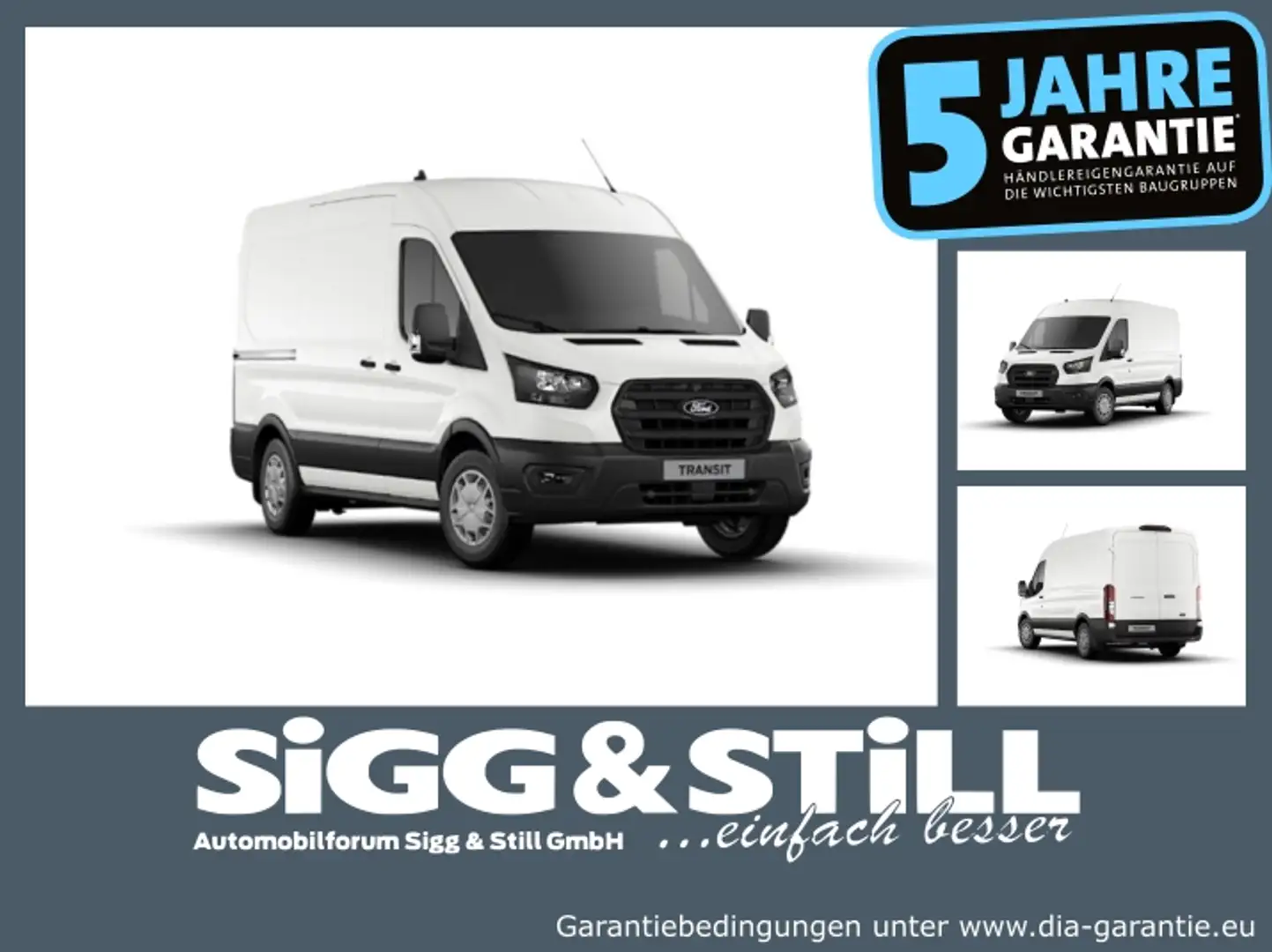 Ford Transit Kasten 350 L3 AHK*SHZ*PDC*CAM*SYNC 4* Blanc - 1