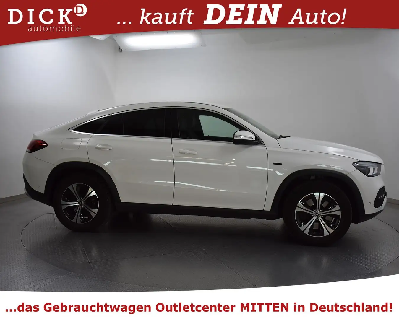 Mercedes-Benz GLE 350 GLE350e 4M Coupe MULTIBEAM+STANDHZ+KAM+VIRTU+19" Blanc - 1