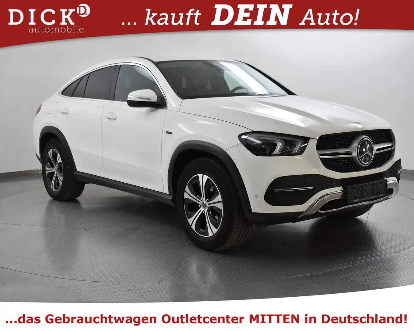 Mercedes-Benz GLE 350 GLE350e 4M Coupe MULTIBEAM+STANDHZ+KAM+VIRTU+19" Blanc - 2