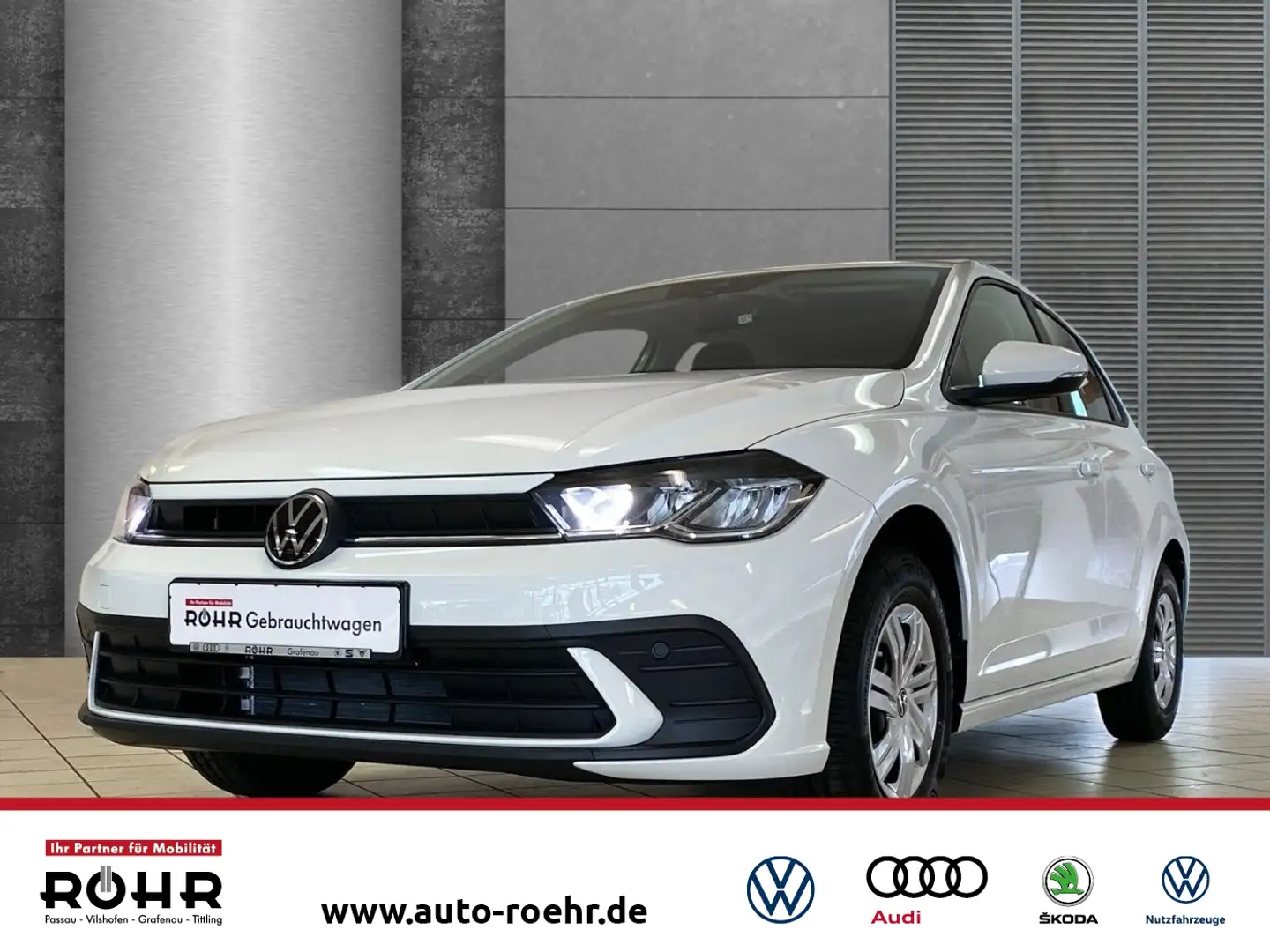 Volkswagen Polo Basis (SHZ.LaneAssist.LED.Bluetooth.EPH.DAB) 1.0 M Weiß - 1