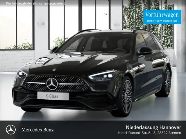 Mercedes-Benz C 180 T AMG+NIGHT+360+AHK+LED+19"+TOTW+KEYLESS+9G