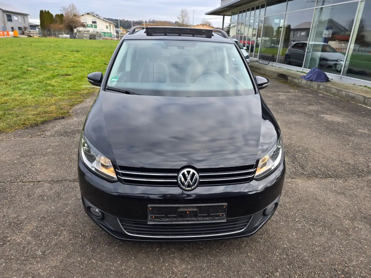 Volkswagen Touran 2.0 TDI Match PANO ALU SHZ AHK 7-SITZE Schwarz - 2