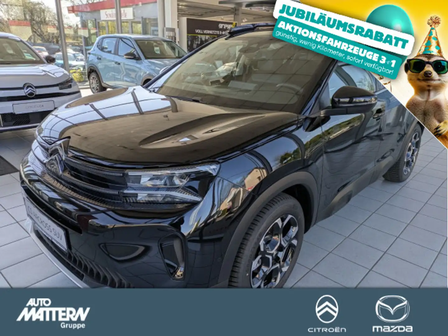 Citroen C5 Aircross 1.2 Mild-Hybrid 136 MAX *TZ* AKTION Noir - 1
