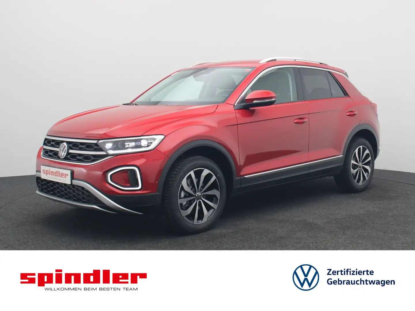 Volkswagen T-Roc Style 1.5 TSI DSG/LED, ACC, AHK, RFK, Navi Rot - 1